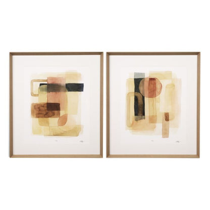 Print Sand Shaped by Grace Popp set of 2 Eichholtz