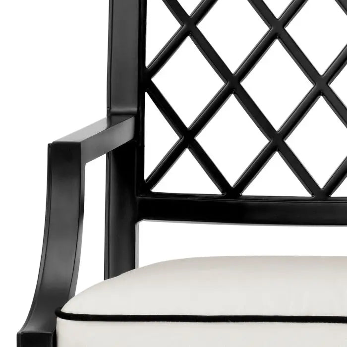 Outdoor Dining Chair Paladium with arm Eichholtz