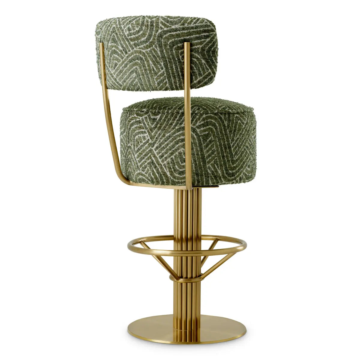 Bar Stool Carleton with back Eichholtz