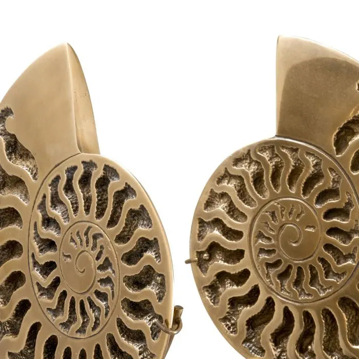 Object Ammonite  Set Of 2 Eichholtz