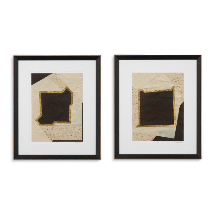 Print Creased Umber - Set of 2 Eichholtz