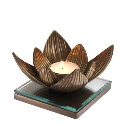 Tealight Holder Lotus Eichholtz