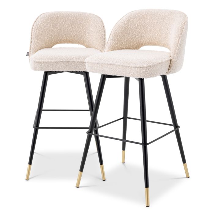 Bar Stool Cliff Set Of 2 Eichholtz