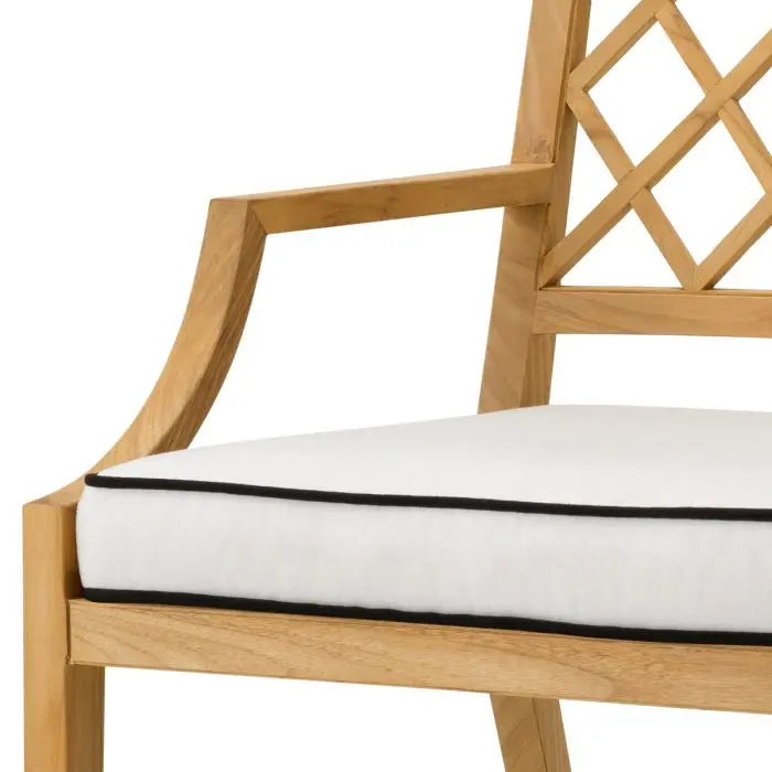Outdoor Dining Chair Paladium with arm Eichholtz