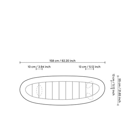 Outdoor Console Table Free Form Eichholtz