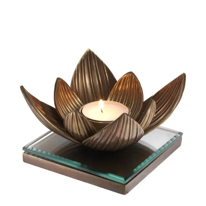 Tealight Holder Lotus Eichholtz