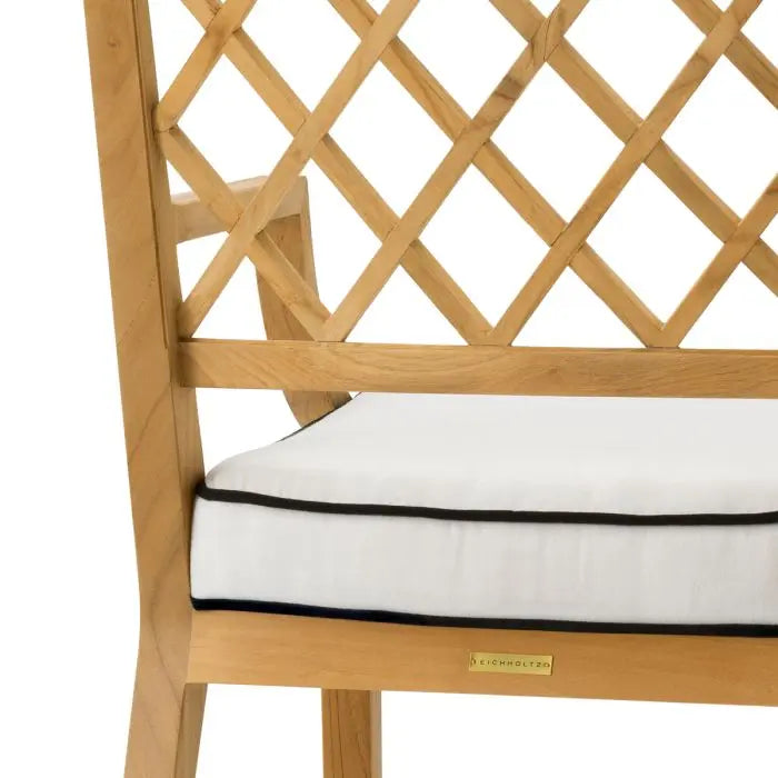 Outdoor Dining Chair Paladium with arm Eichholtz