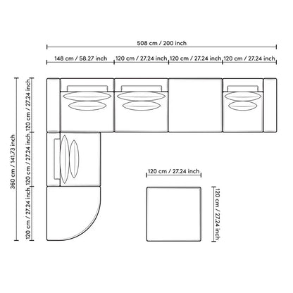 Modular Sofa Lounge Club - Middle Eichholtz