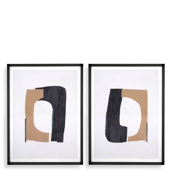 Print Cardboard cutouts set of 2 Eichholtz