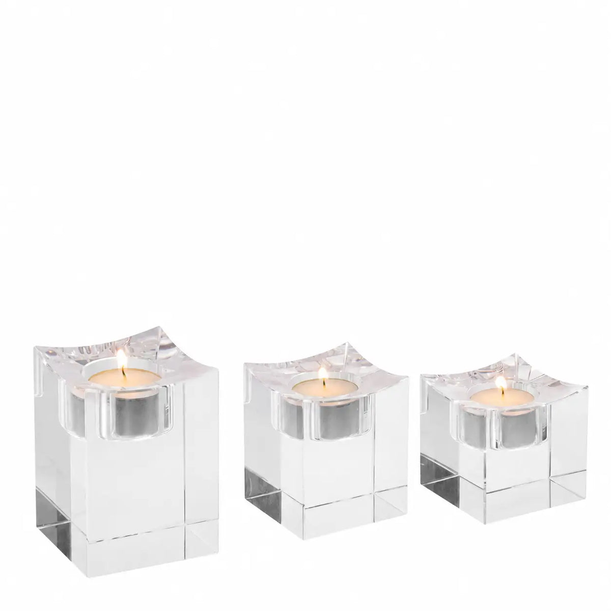 Tealight Holder Giancarlo low  Set Of 3 *EXPO Eichholtz