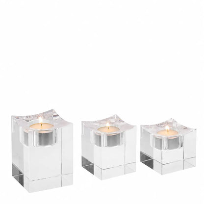 Tealight Holder Giancarlo low  Set Of 3 *EXPO Eichholtz
