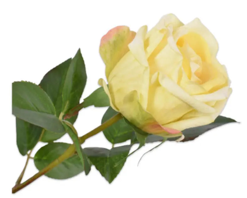 ROSE STEM YELLOW 53 cm Silk-Ka