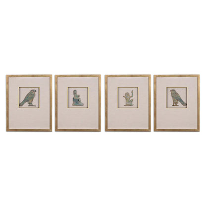 Wall Art Inlay Hermopolis Set of 4 *EXPO