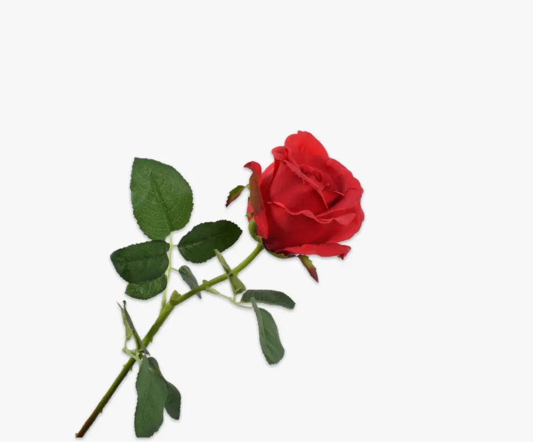 Rose Spray Red 64 cm Silk-Ka