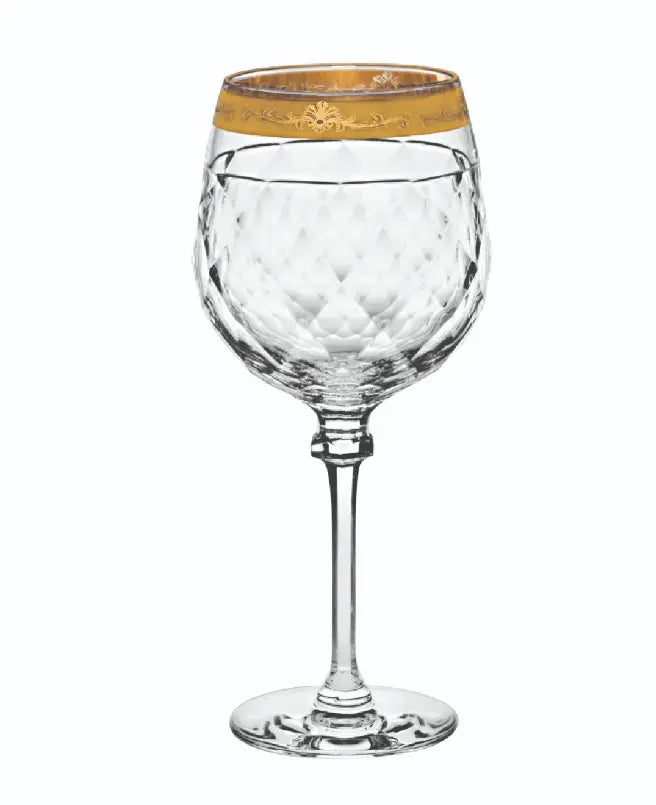 Palazzo Gold Large Red Wine Goblet