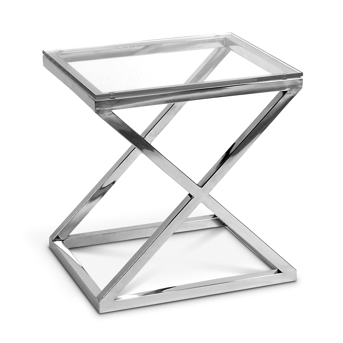 Side Table Criss Cross