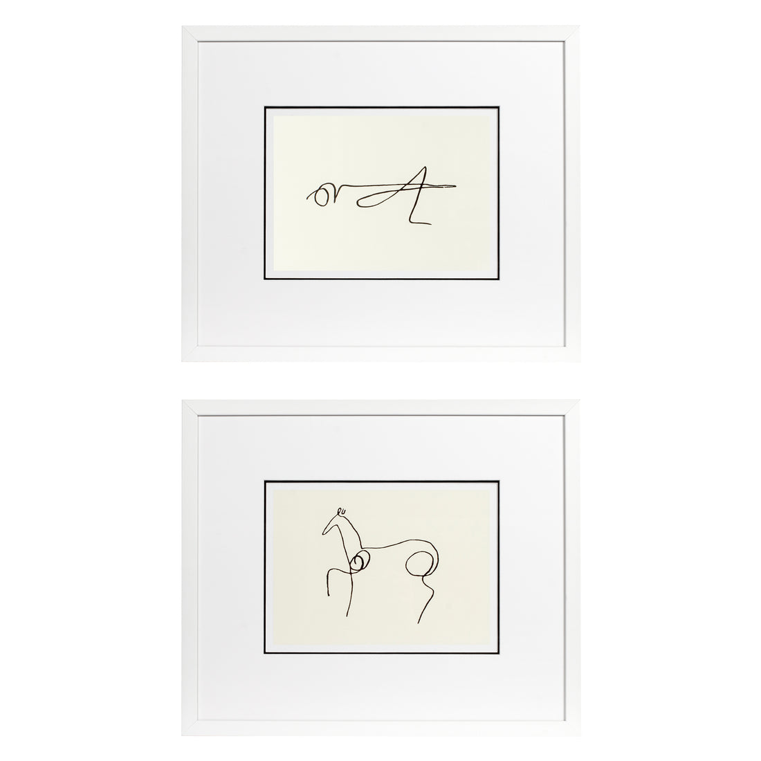 Print EC195 Pablo Picasso Set Of 2