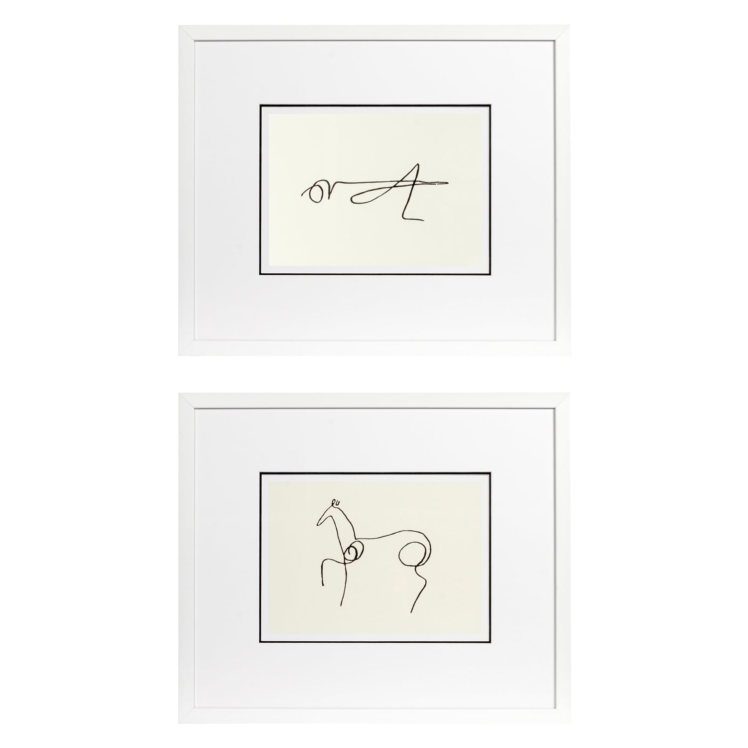 Print EC195 Pablo Picasso Set Of 2