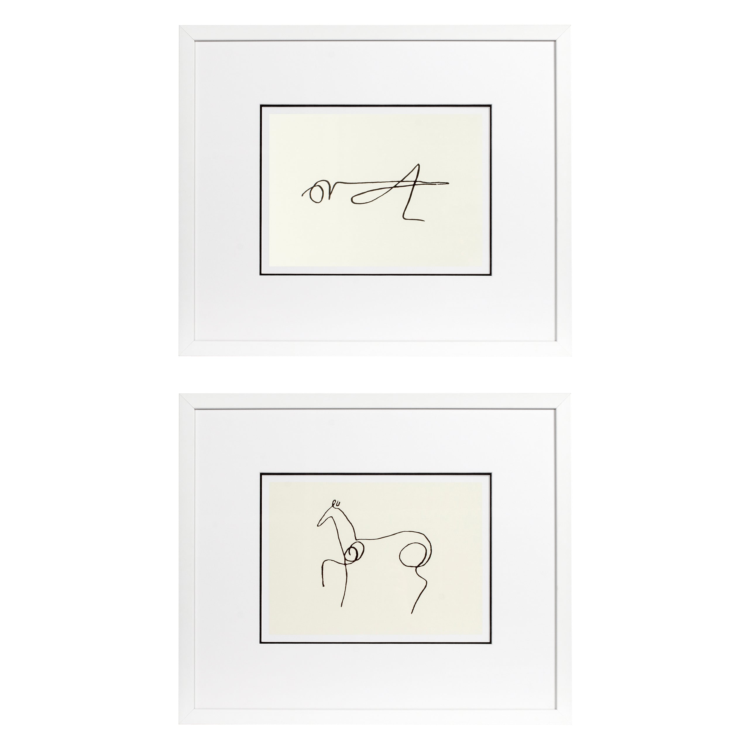 Print EC195 Pablo Picasso Set Of 2