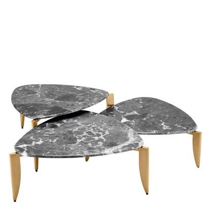 Mesa de café reggioni conjunto de 3
