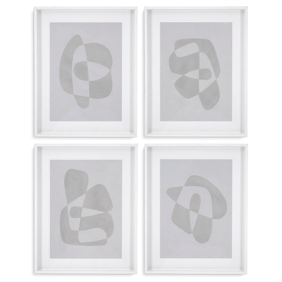 Print Soft shape set of 4 Eichholtz