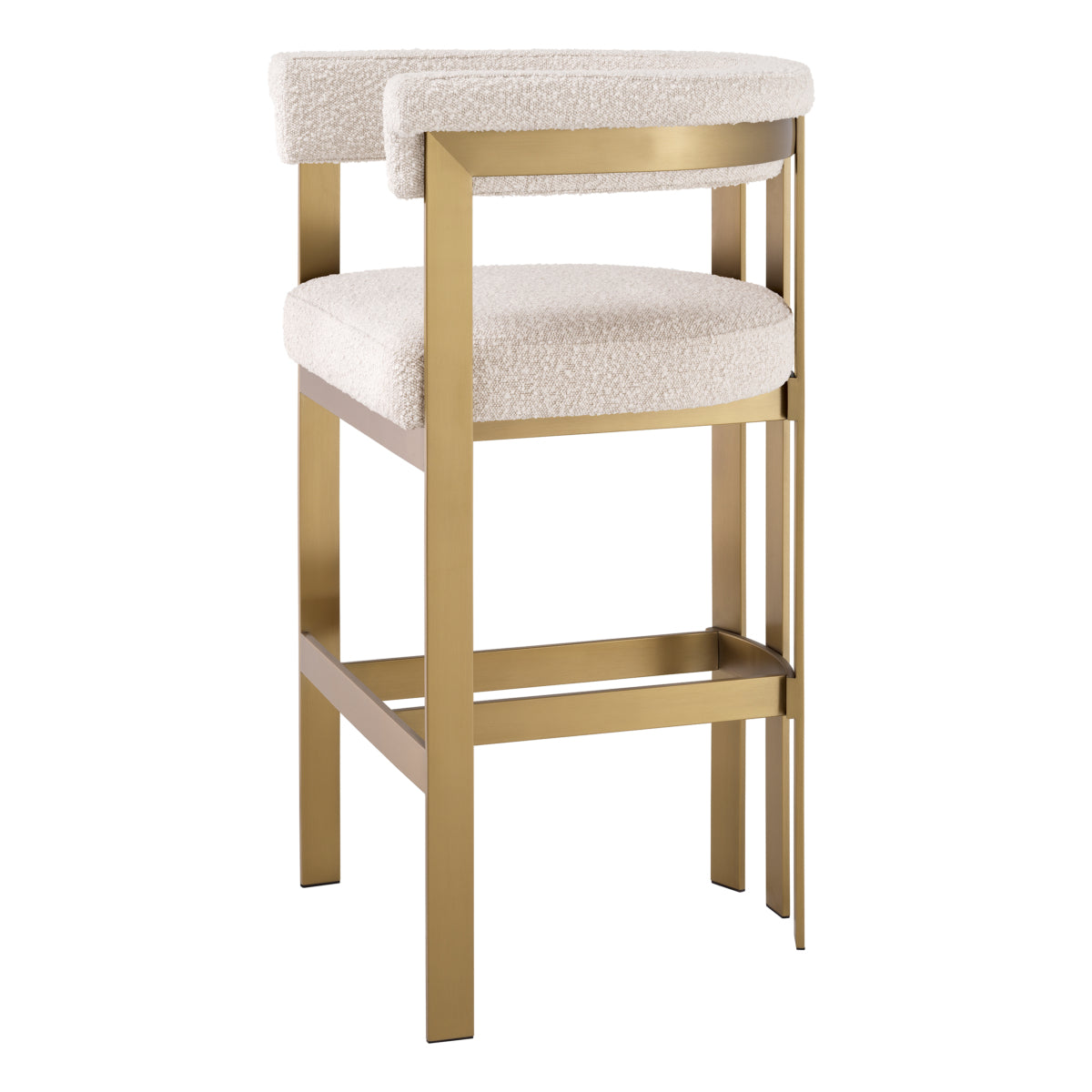 Bar Stool Clubhouse bouclé cream