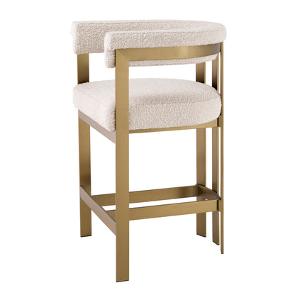 Counter Stool Clubhouse bouclé cream