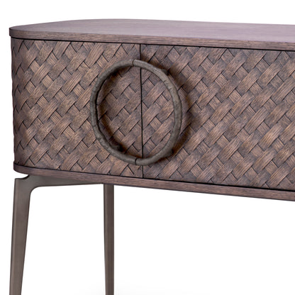 Dresser Nilsson oak veneer bronze finish